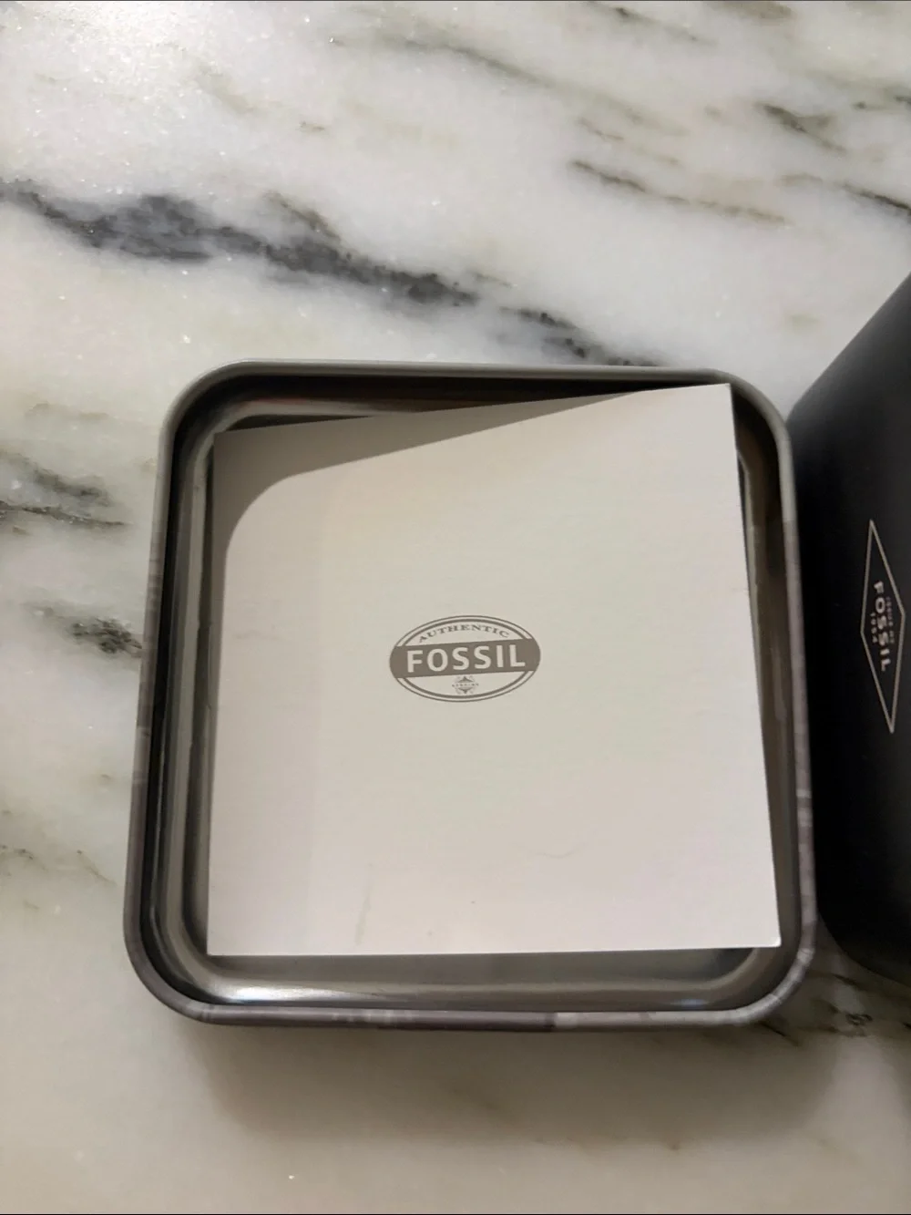 Fossil Platinum Grey Watch - Mens